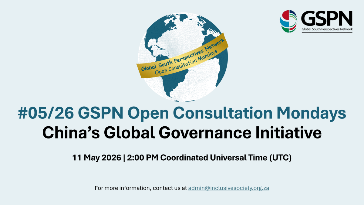#05/26 China’s Global Governance&nbsp;Initiative
