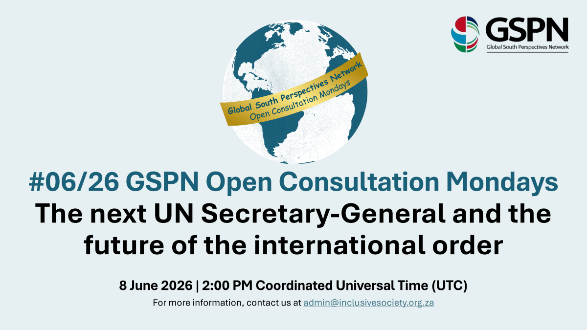 #06/26 The next UN Secretary-General and the future of the international&nbsp;order