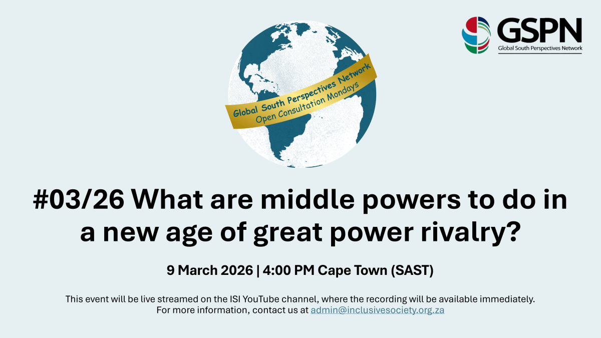03/26 What are the middle powers to do in a new age of great power&nbsp;rivalry?
